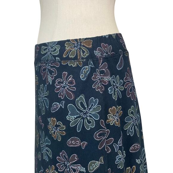 Vintage Y2K 90's Fresh Produce Hippie Boho Floral Skirt - Picture 7 of 11